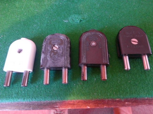 Bulgin type pin plugs - type, 2-pin