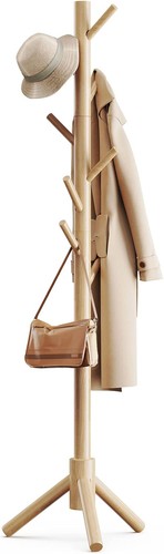Pipishell wooden coat - coat, rack