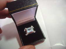 solid silver large chunky band