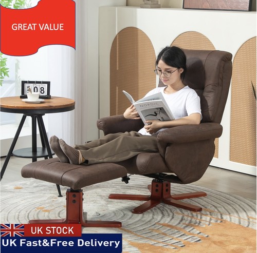 Recliner chair with footstool - recliner,