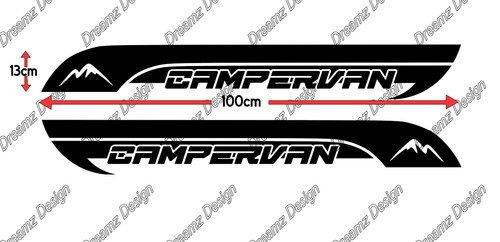 Campervan decals stickers - decals,