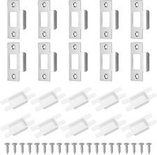 10 Pcs Door Strike Plate Set