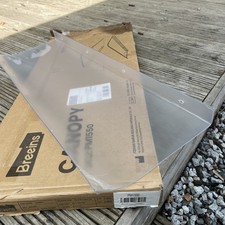 Door Canopy Rain Shelter Front Back Porch Outdoor Patio  Cover slightly damaged 