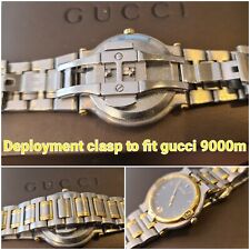 REPLACEMENT DEPLOYMENT BUCKLE FOR GUCCI 9000M 9040M  Deployant clasp repair fix