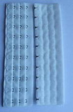 CORSET EXTENDER / BRA EXTENDER / Waist Trainer  10 HOOK , 3 Row -WHITE -2 PIECES