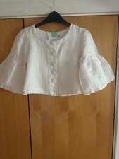 Monsoon Girls Linen Jacket / Cover Up Aged 10-12 Years 