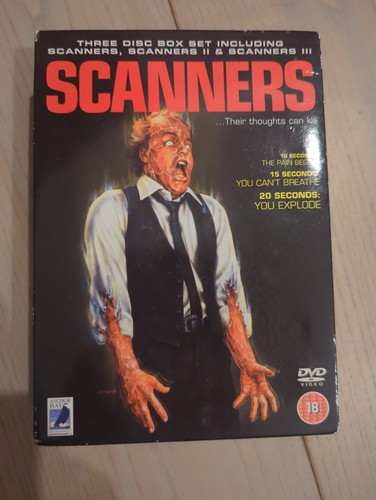 Scanners trilogy disc dvd - scanners,