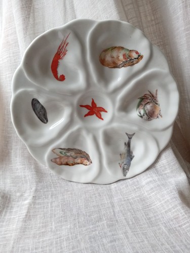 Vintage french hand painted - ,