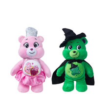 Official Wicked x Care Bears 2025 Glinda + Elphaba 22cm Collectible Plush 