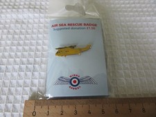 RAF AIR SEA RESCUE HELICOPTER pin badge (# 82)
