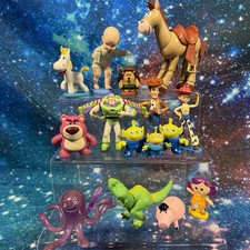 Disney Store Pixar Toy Story 3 4 Figure Bundle toys Rex Lotso Jessie Woody Buzz