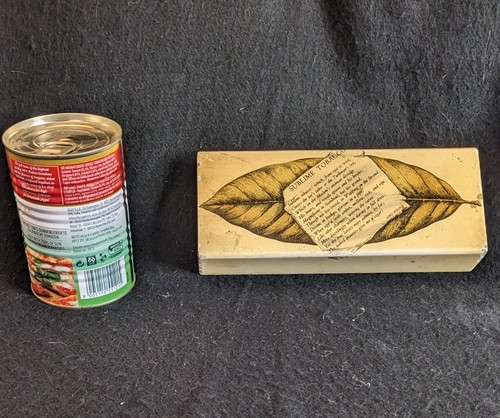 Unusual antique tobacco - tobacco, box