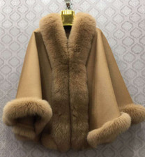 Real Wool Cashmere Ponchos