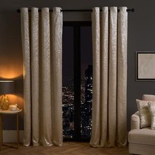 Velvet Eyelet Curtains