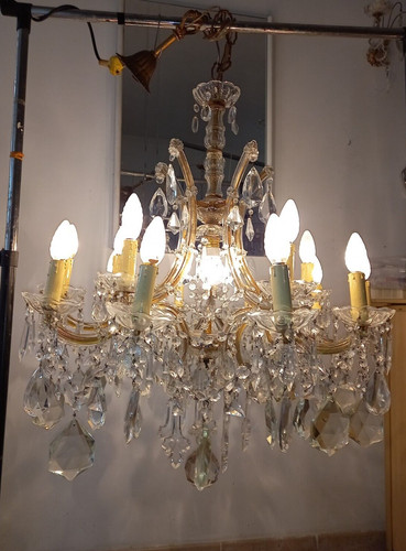 Rare chandelier period basket - rare,