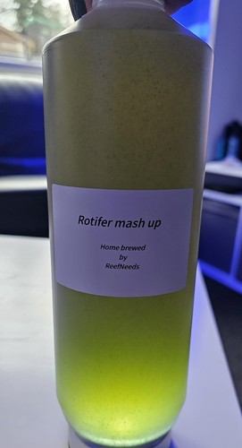 Rotifer mash coral food - coral,