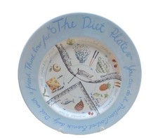 The Diet Plate by Royal Stafford England Weightloss Portion Sizing Dinner Plate 
