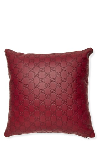 Gucci red guccissima pillow - red,