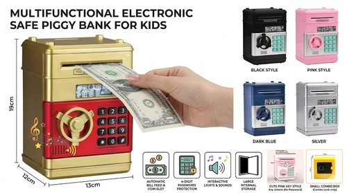 Piggy bank safe money box - bank,