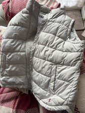 Joules Gilet Pale Grey Floral