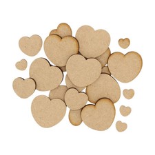 Wooden Heart S5 MDF Craft