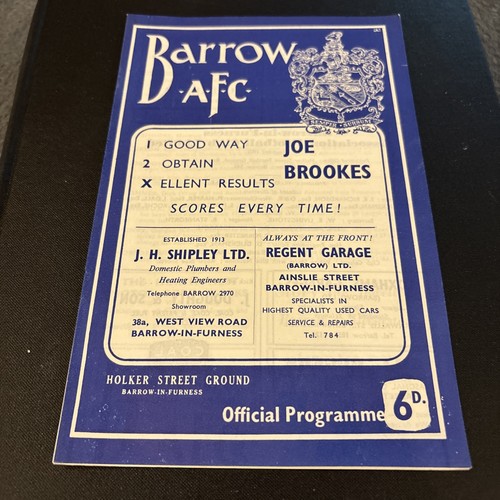 1963 barrow afc aldershot - 1963/64,