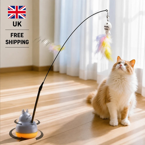 Cat kitten toy - toy, wand