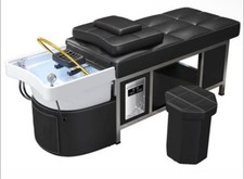 Japanese Head Spa Bed with Fumigation Hood and Steam Machine