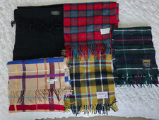 5 Scarves   2 x Cashmere Scarves  Johnstons  +  Lochmere +Joshua Ellis +Highland