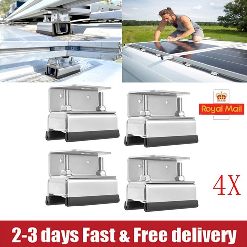 Roof rail rack solar panel - 4x,
