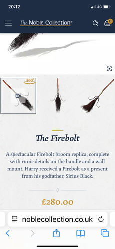 The firebolt harry potter - the,