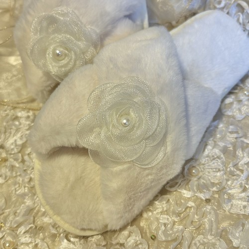 Rose pearl slippers perfect - pearl,