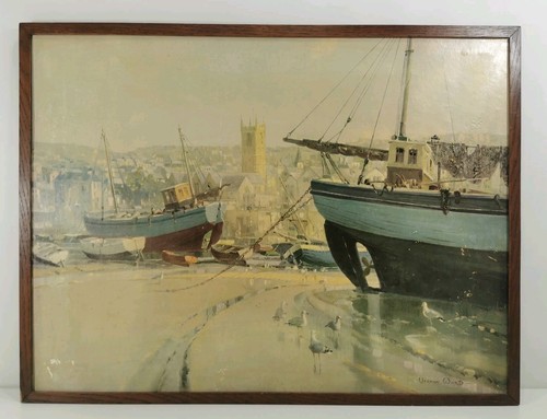 Vintage cornwall art print - art,