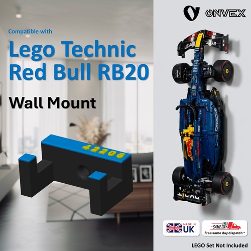 Wall mount lego technic - technic, red
