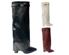 Women's Knee High Faux Leather