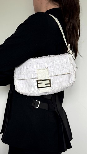 Fendi baguette black sequin - baguette, &