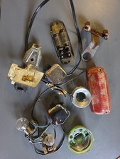 Jawa headlight, taillight, + switch parts