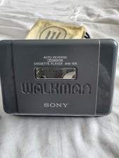 Extremely rare Sony Walkman Wm-106 Stereo Cassette Player With inbuilt earphones