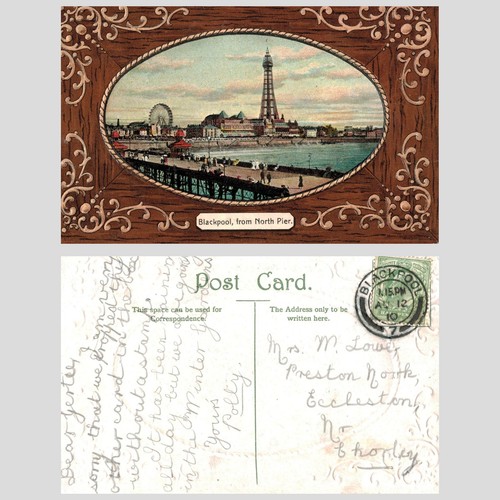 Vintage postcard blackpool - vintage,