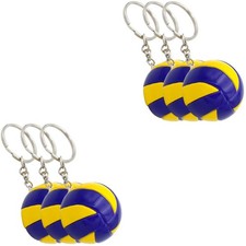 6 pcs  Volleyball Keychains