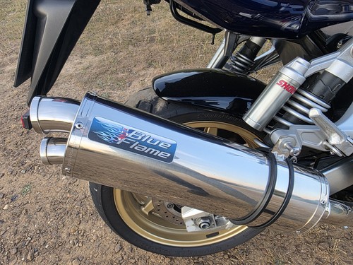 Cb1300 blue flame exhaust - cb1300,
