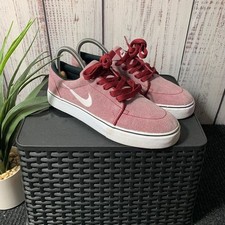 Nike SB Satire Canvas Womens Red Retro (2014) Skateboarding Trainers Size UK 5.5
