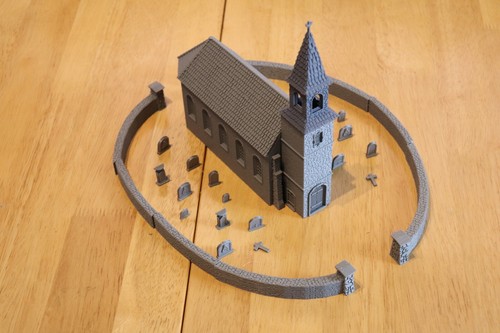 Plancenoit church detailed - church,