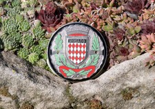 VINTAGE ENAMEL AUTOMOBILE CAR