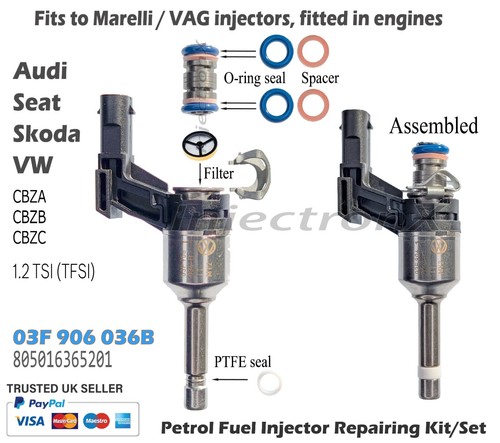 Fuel injector service kit - fuel,