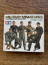 TAMIYA 35201 German Tank Crew at Rest 1:35 Military Model Kit, Sealed Bag !