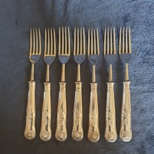 Vintage epns dinner forks - 7x,