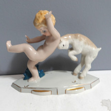 Vintage Royal Dux Figurine Boy