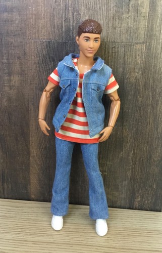 Denim trousers vest and - trousers,,
