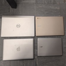Faulty Job Lot 4 Laptops for Spares Repairs Untested